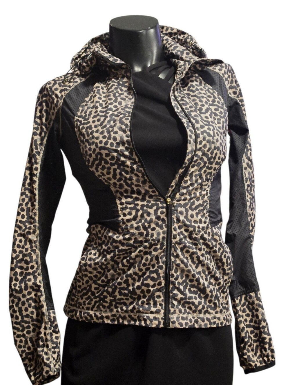 Lululemon Leopard Print Hooded Active Jacket - Women's